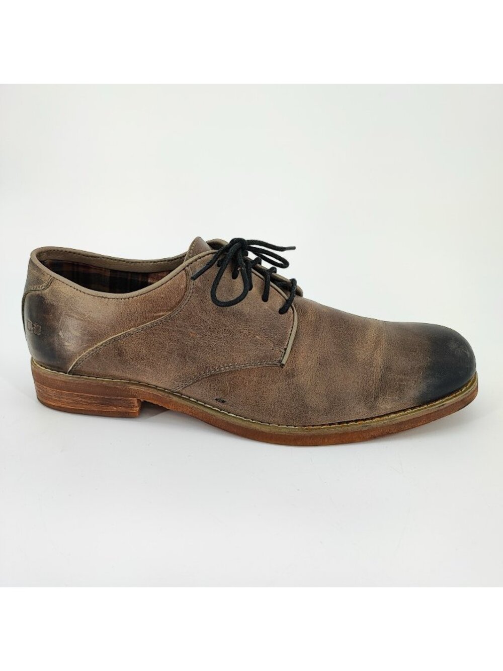 Bed|Stu Luz Men’s 10.5 US Shoes Leather Rustic Brown Casual